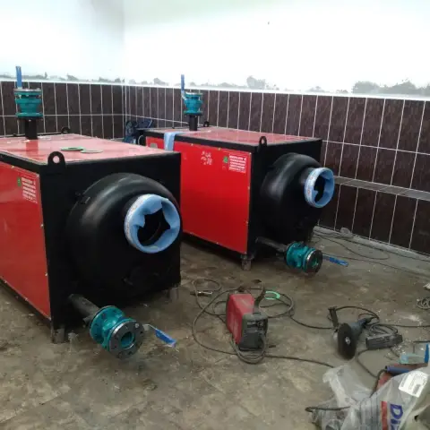 Katı yakıtlı kazan montajı