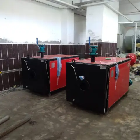 Katı yakıtlı kazan montajı