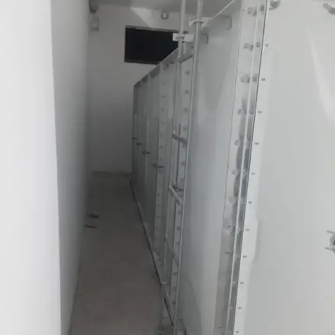 CTP (GRP) panel su deposu, kapalı mekân montajı