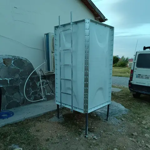 Açık alanda CTP panel su deposu