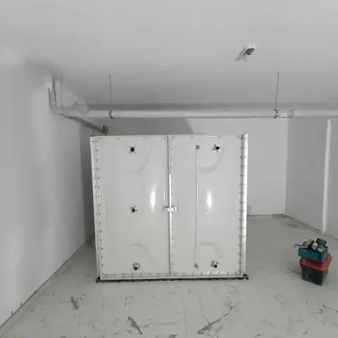 CTP (GRP) panel su deposu, kapalı mekân montajı