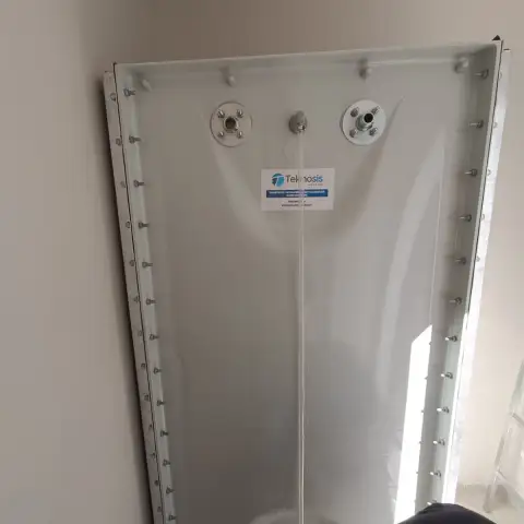 CTP (GRP) panel su deposu, kapalı mekân montajı