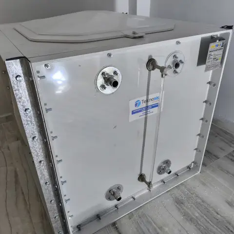 CTP (GRP) panel su deposu, kapalı mekân montajı