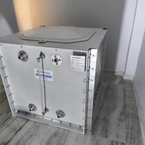 CTP (GRP) panel su deposu, kapalı mekân montajı