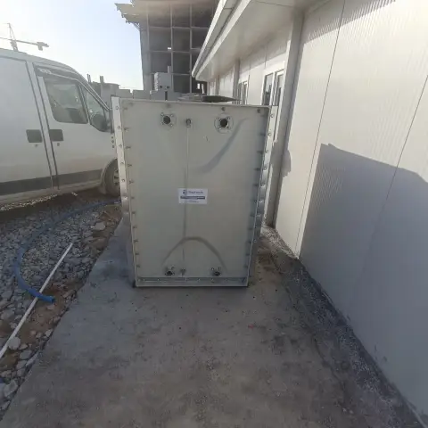 Açık alanda CTP panel su deposu