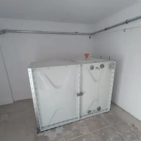 CTP (GRP) panel su deposu, kapalı mekân montajı
