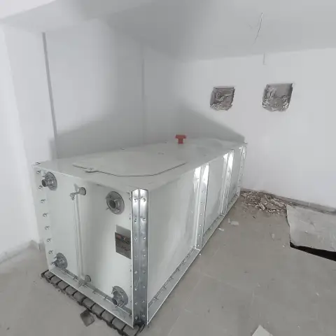 CTP (GRP) panel su deposu, kapalı mekân montajı