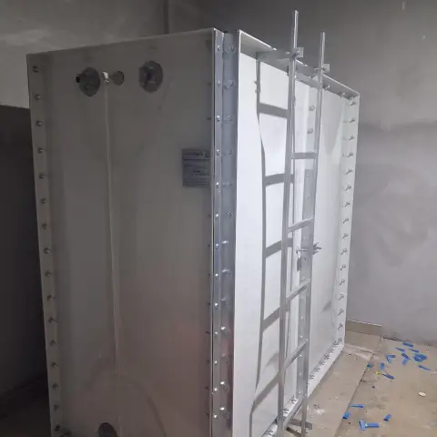 CTP (GRP) panel su deposu, kapalı mekân montajı