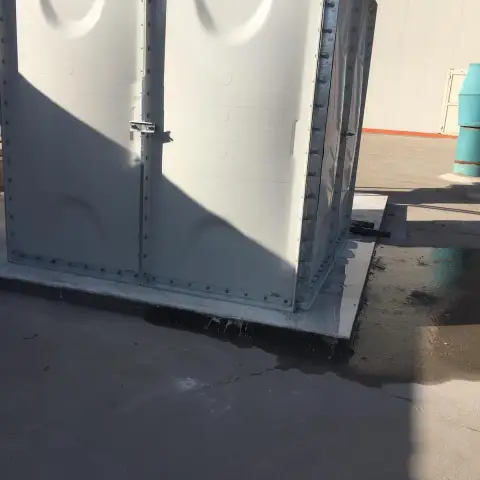 Galvaniz çelik panel su deposu, kapalı mekân