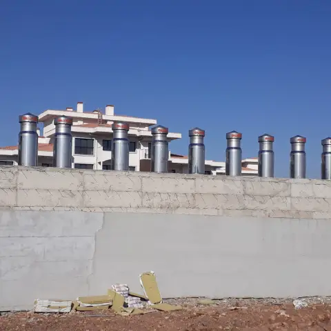 Çatı üstü paslanmaz baca çıkışları